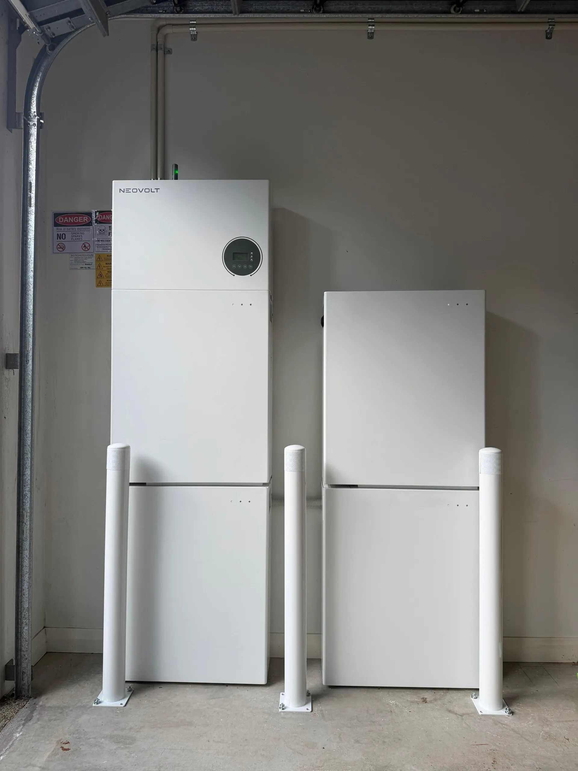 Neovolt home battery installation by Melbourne Power Group